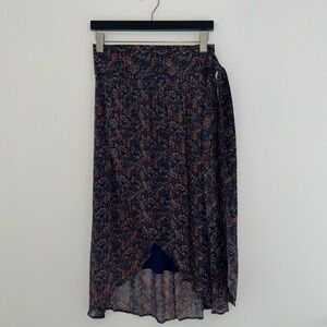 Ba&sh Floral Wrap Skirt